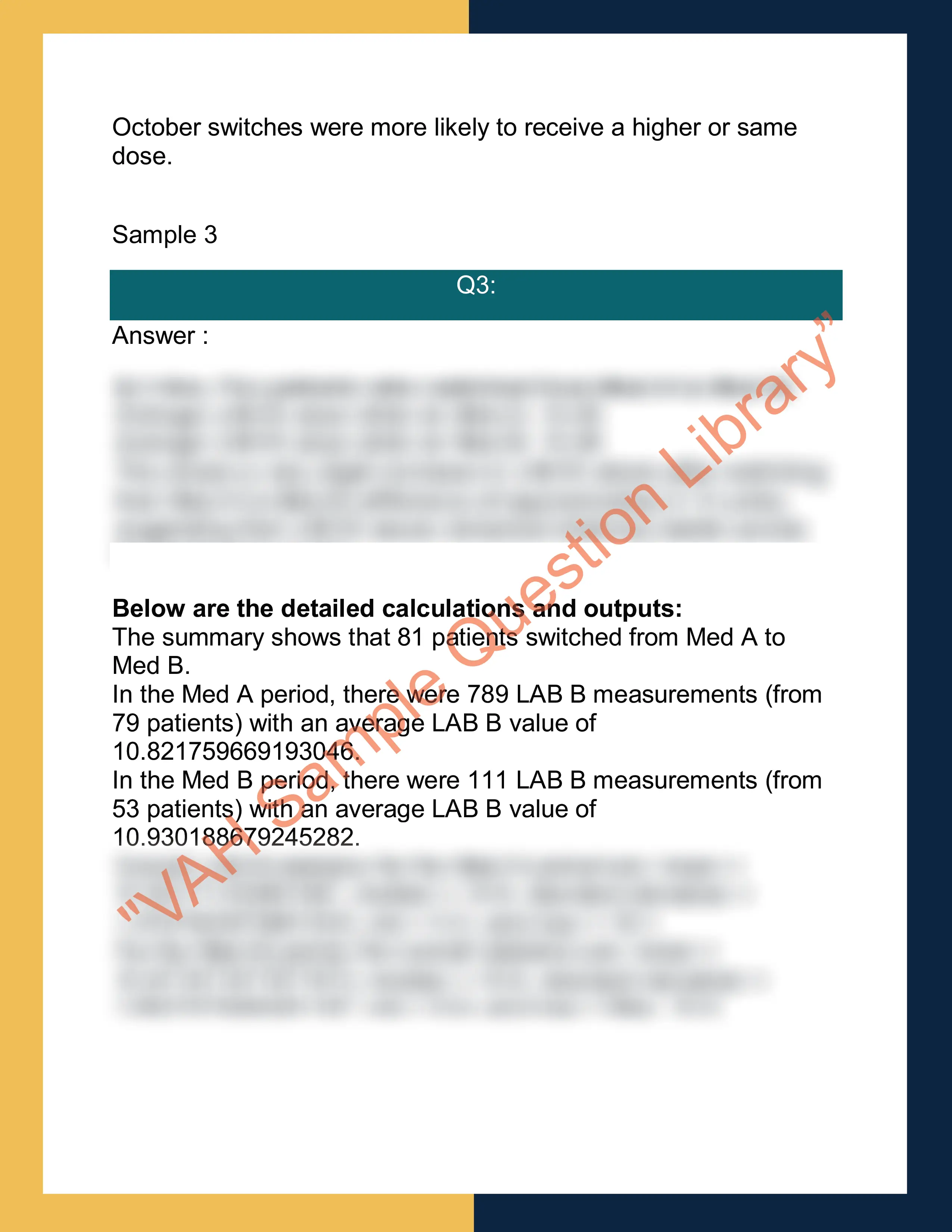 Assignment question answer sample of Business Data Analyst 1 4